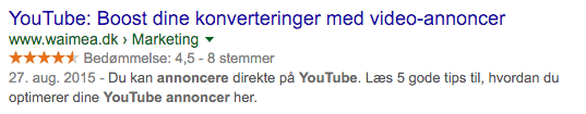 Waimea Business - søgeresultat i Google