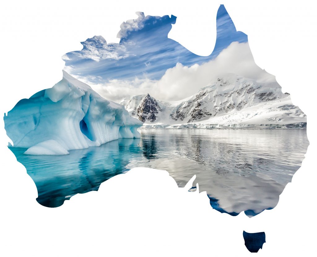 Australien og Antarktis er da helt det samme
