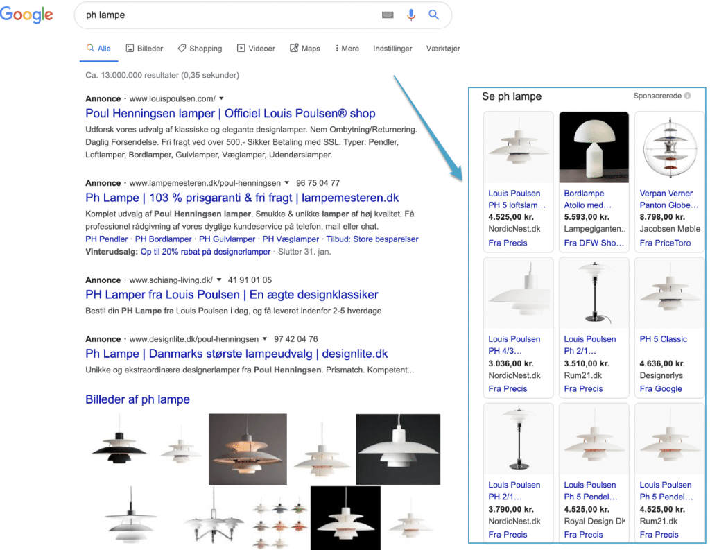 Google-shopping-højre-side